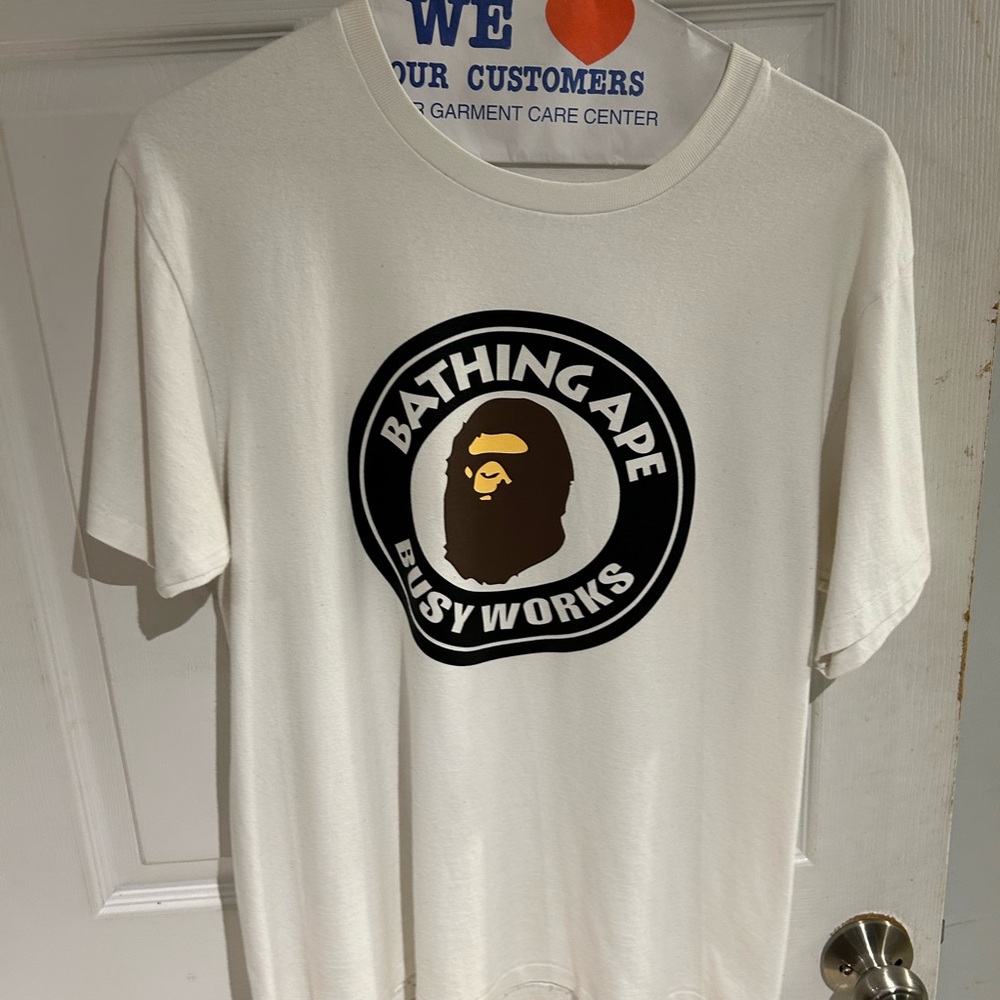 White BAPE Tshirt